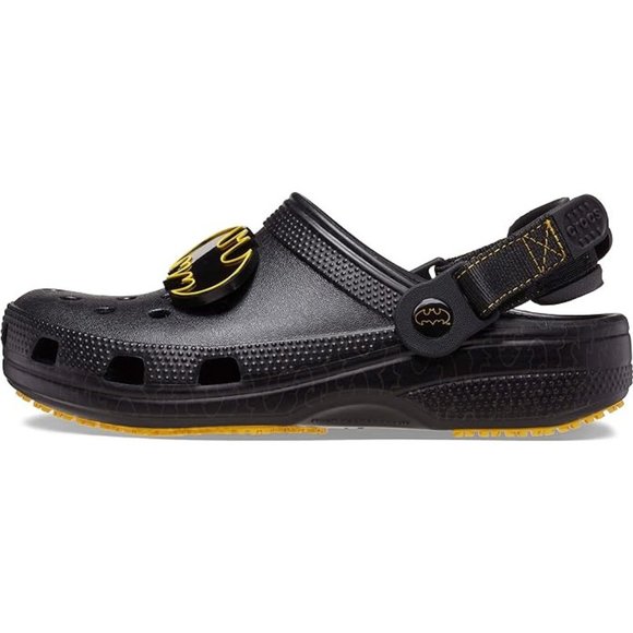 NEW CROCS Sizes W6/M4 - W10/ M8 Batman Adjustable Slip Resistant Clog - Black - Picture 7 of 7